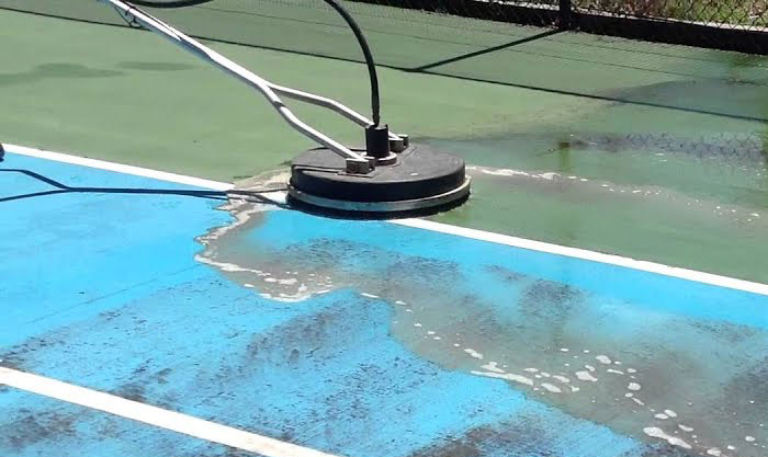Tennis Court Cleaning